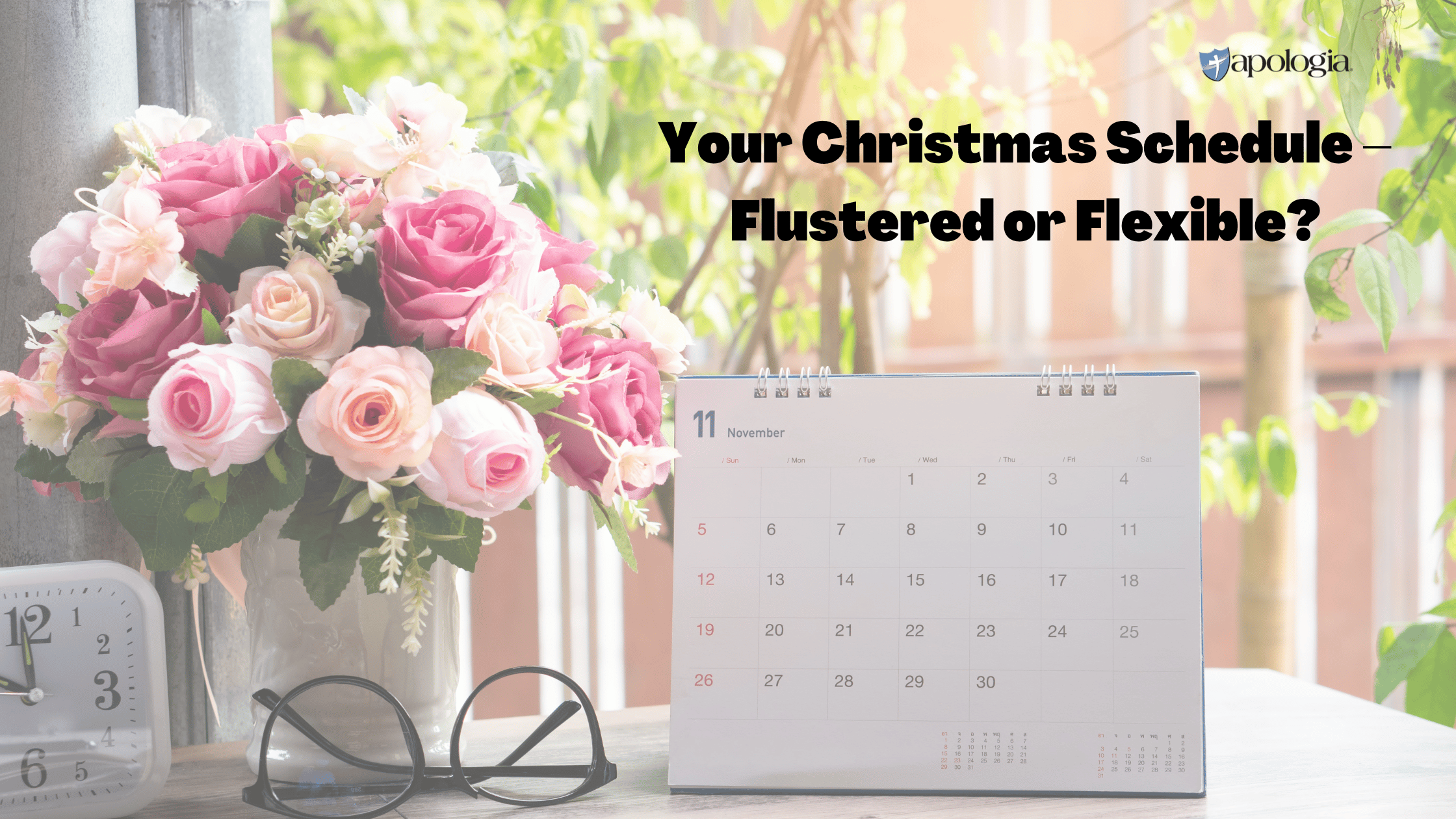 Your Christmas Schedule – Flustered or Flexible? Blog Post by Davis Carman