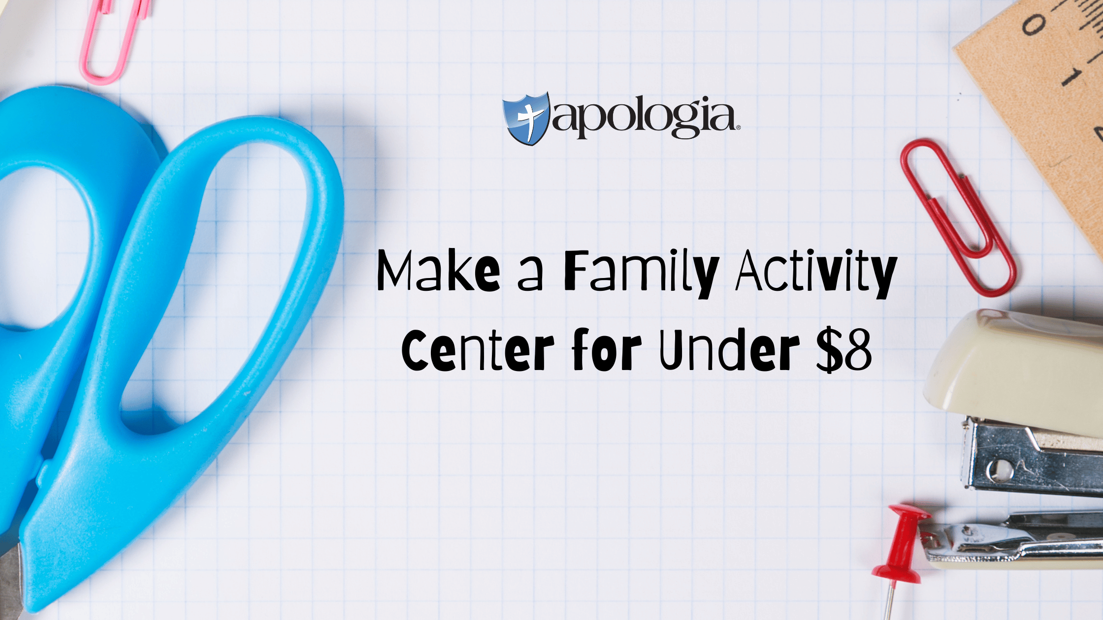 Make a Family Activity Center for Under $8
