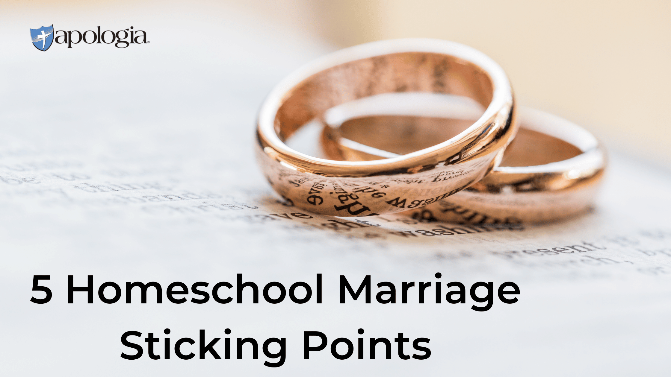 5 Homeschool Marriage Sticking Points