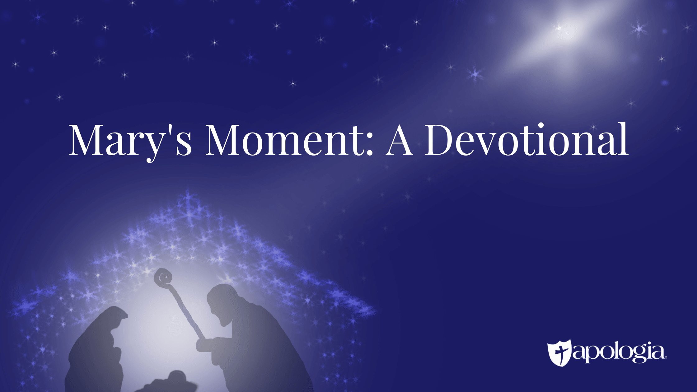 Mary's Moment A Devotional