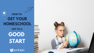 How to get your homeschool off to a good start blog feature image