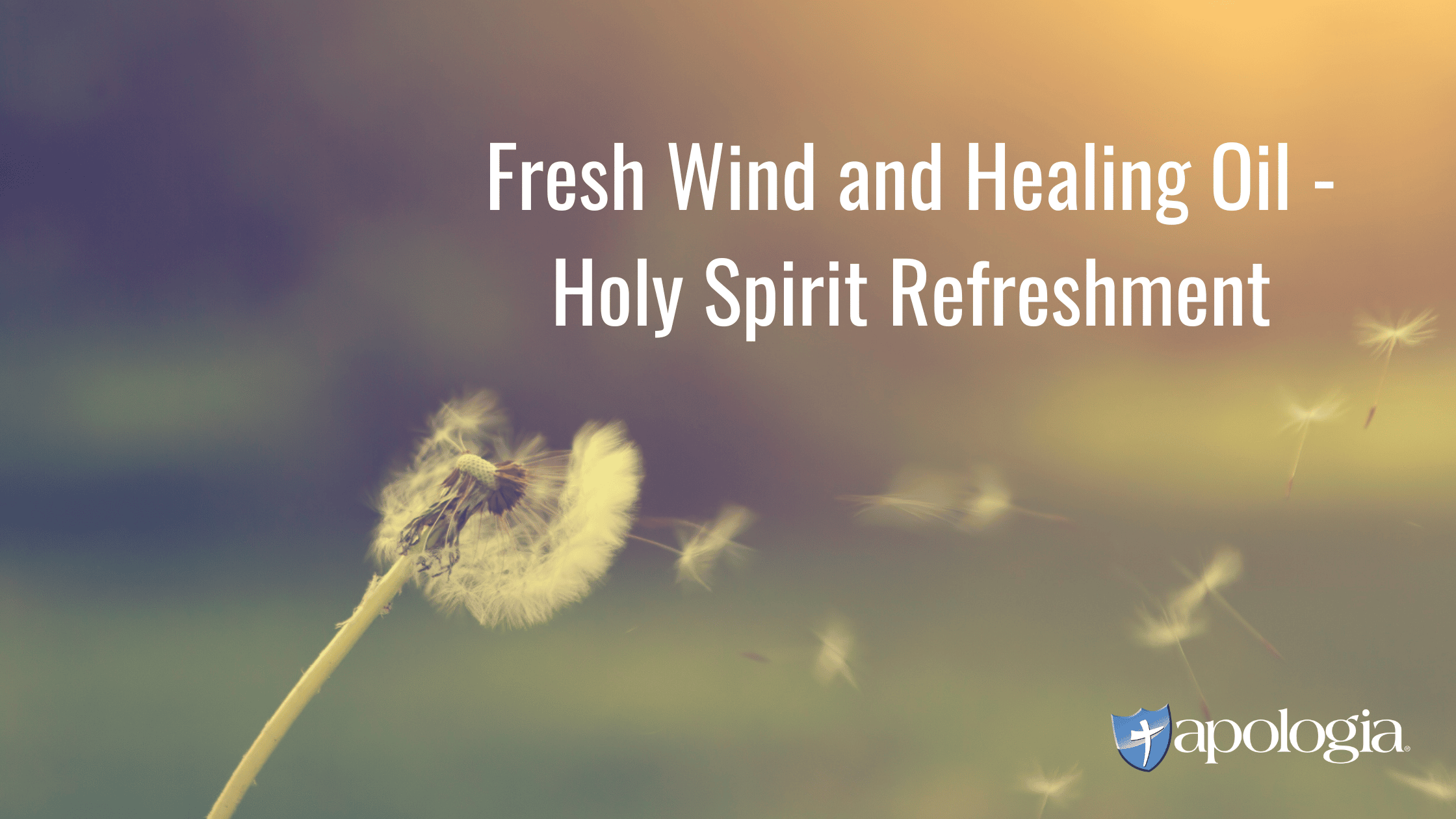 Fresh Wind and Healing Oil - Holy Spirit Refreshment