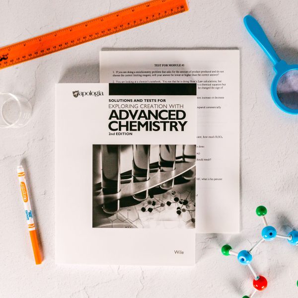 Advanced Chemistry Solutions and Tests Manual with Test Pages Front Cover