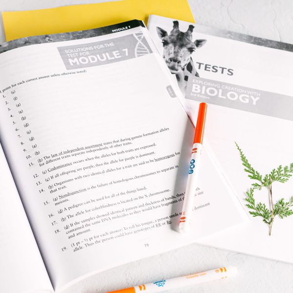 Biology Solutions and Tests Manual with Test Pages Module 7