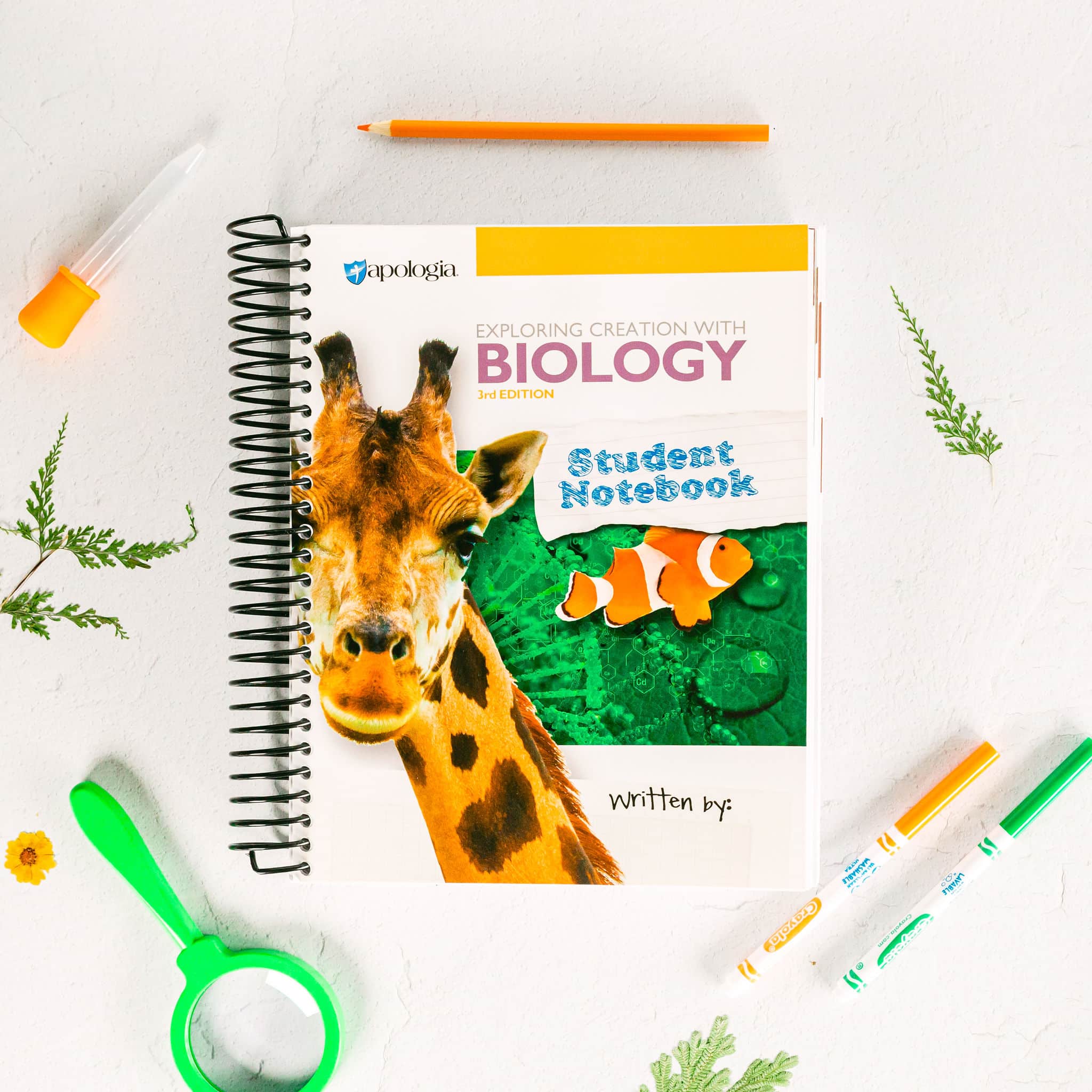 Biology Student Notebook Front Cover