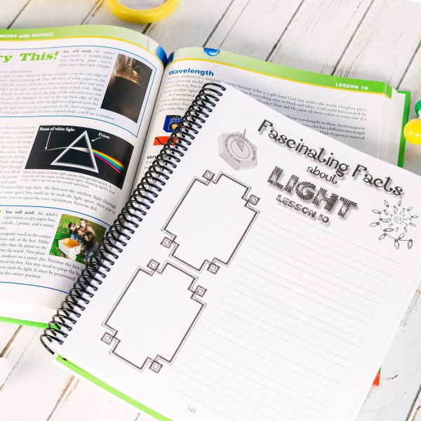 Chemistry and Physics Advantage Set Junior Notebooking Journal Lesson 10