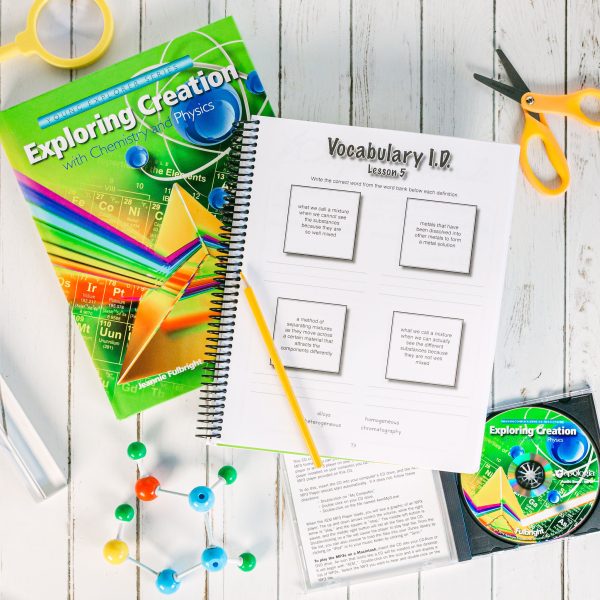 Chemistry and Physics Super Set Junior Notebooking Journal Lesson 5