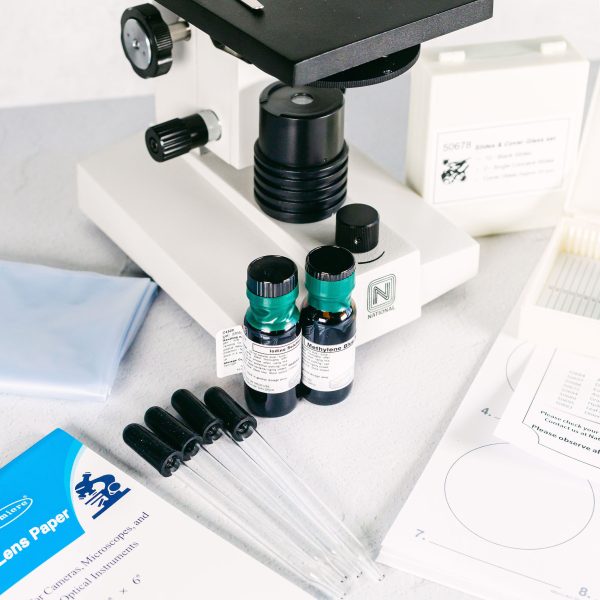 Microscope and Complete Slide Set Image 1