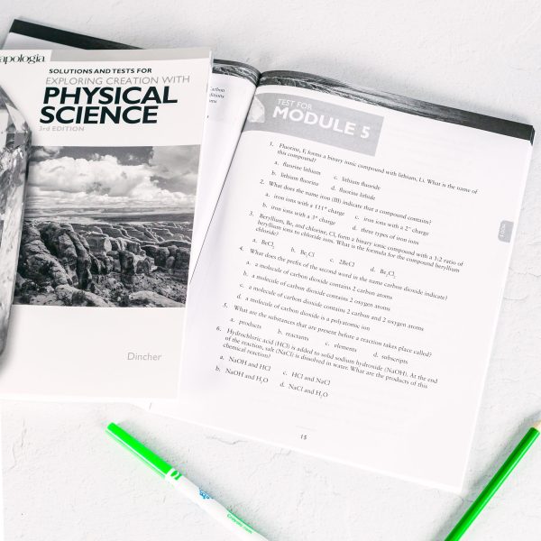 Physical Science Solutions and Tests Manual Module 5