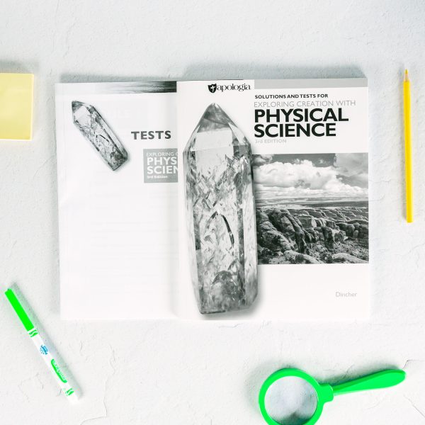 Physical Science Solutions and Tests Manual with Tests Front Cover