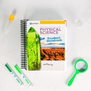 Physical Science Student Notebook Front Cover