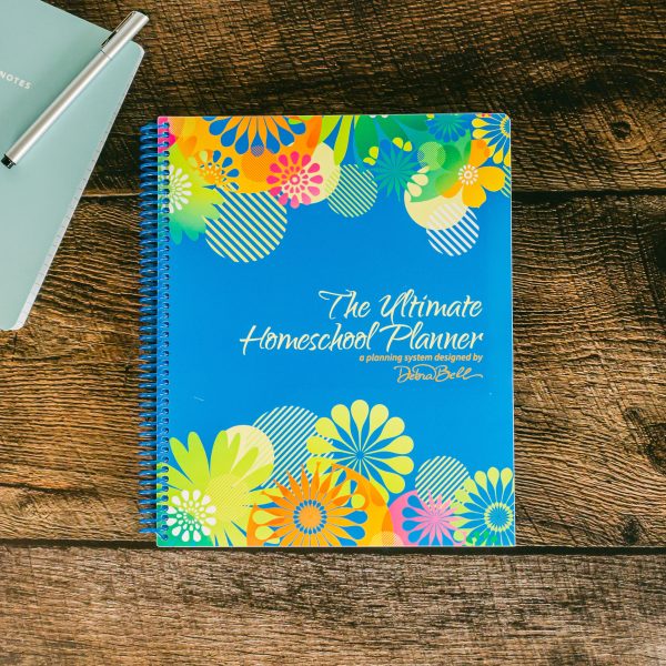 The Ultimate Homeschool Planner Blue Front Cover