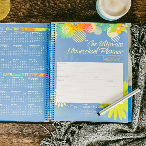 The Ultimate Homeschool Planner Blue Inside 1