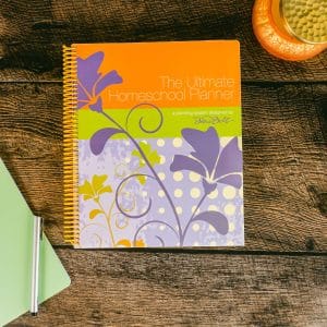 The Ultimate Homeschool Planner Orange Front Cover