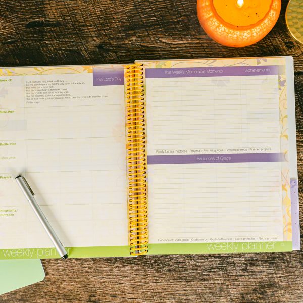 The Ultimate Homeschool Planner Orange Inside 1