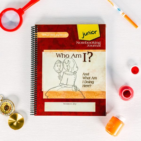 Who Am I Junior Notebooking Journal Front Cover