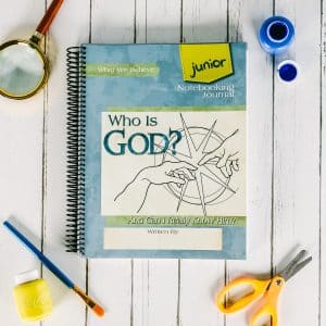 Who is God Junior Notebooking Journal Front Cover