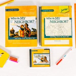 Who is My Neighbor Super Set Junior Notebooking Journal Front Cover