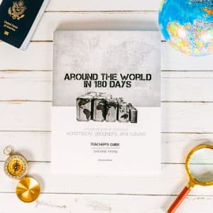 Around the World in 180 Days Teacher's Guide Front Cover