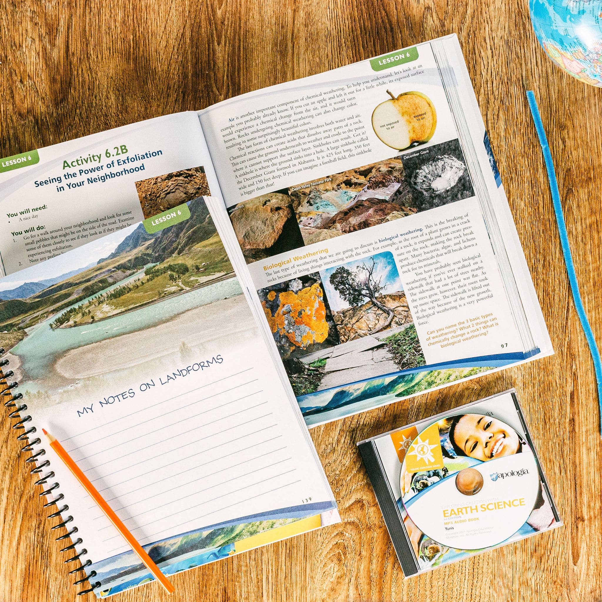 Workbook Level B for Homeschool Earth Science Curriculum