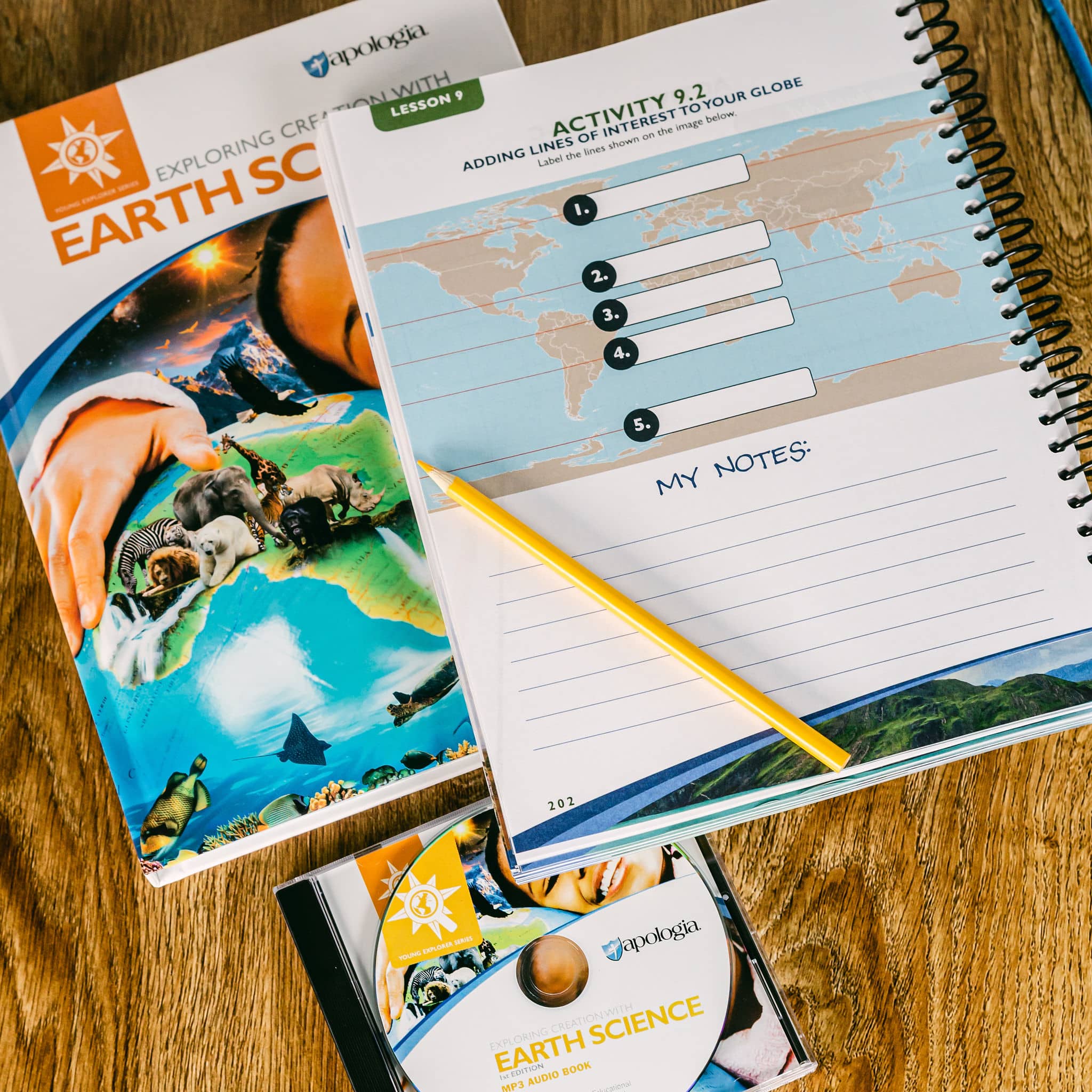 Workbook Level B for Homeschool Earth Science Curriculum