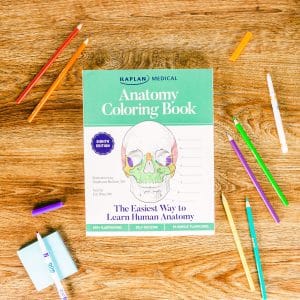 Kaplan Anatomy Coloring Book Front Cover