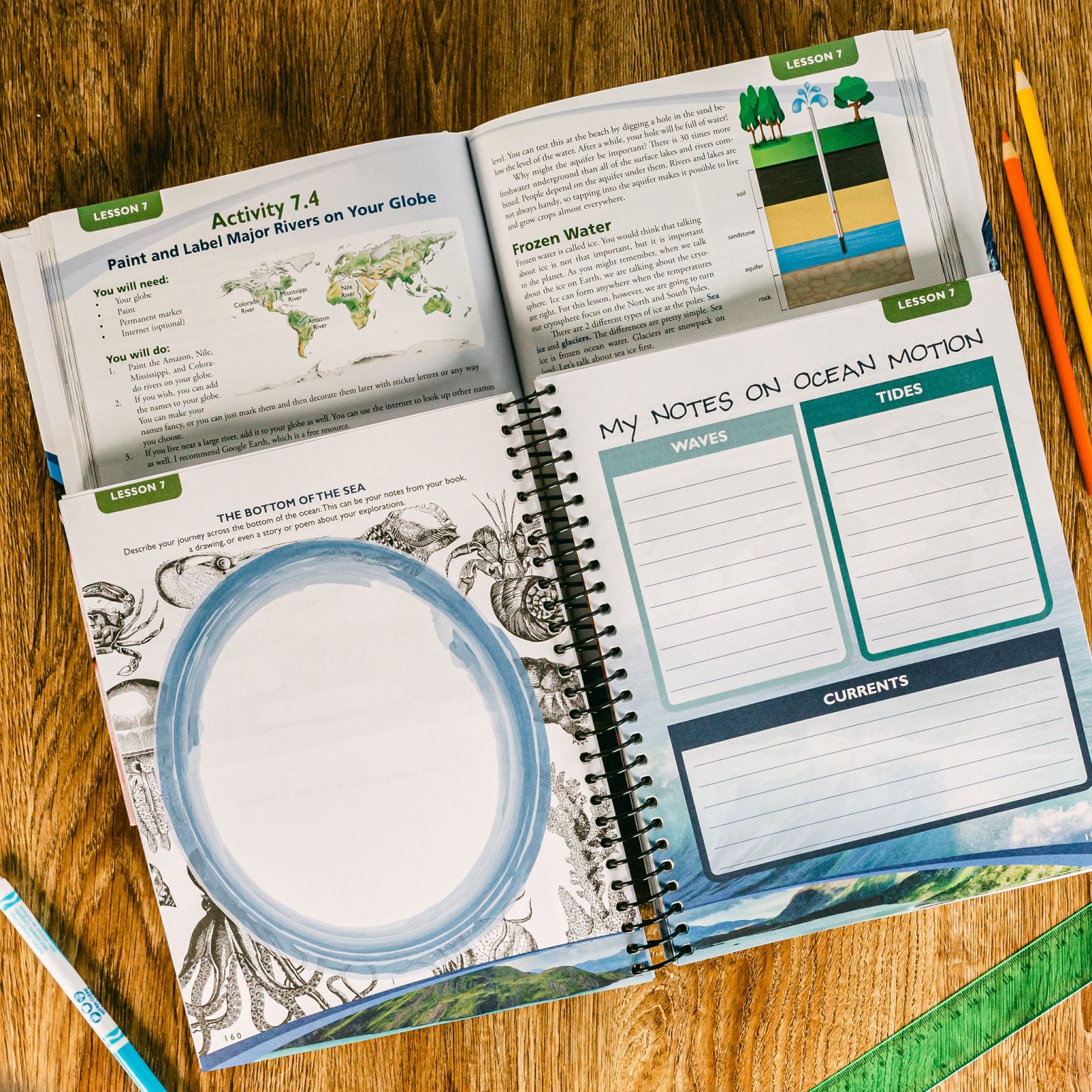 Earth Science Advantage Set with Regular Notebooking Journal Apologia
