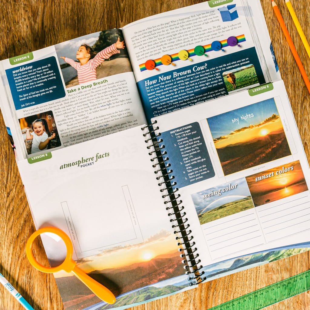 Earth Science Advantage Set with Regular Notebooking Journal Apologia