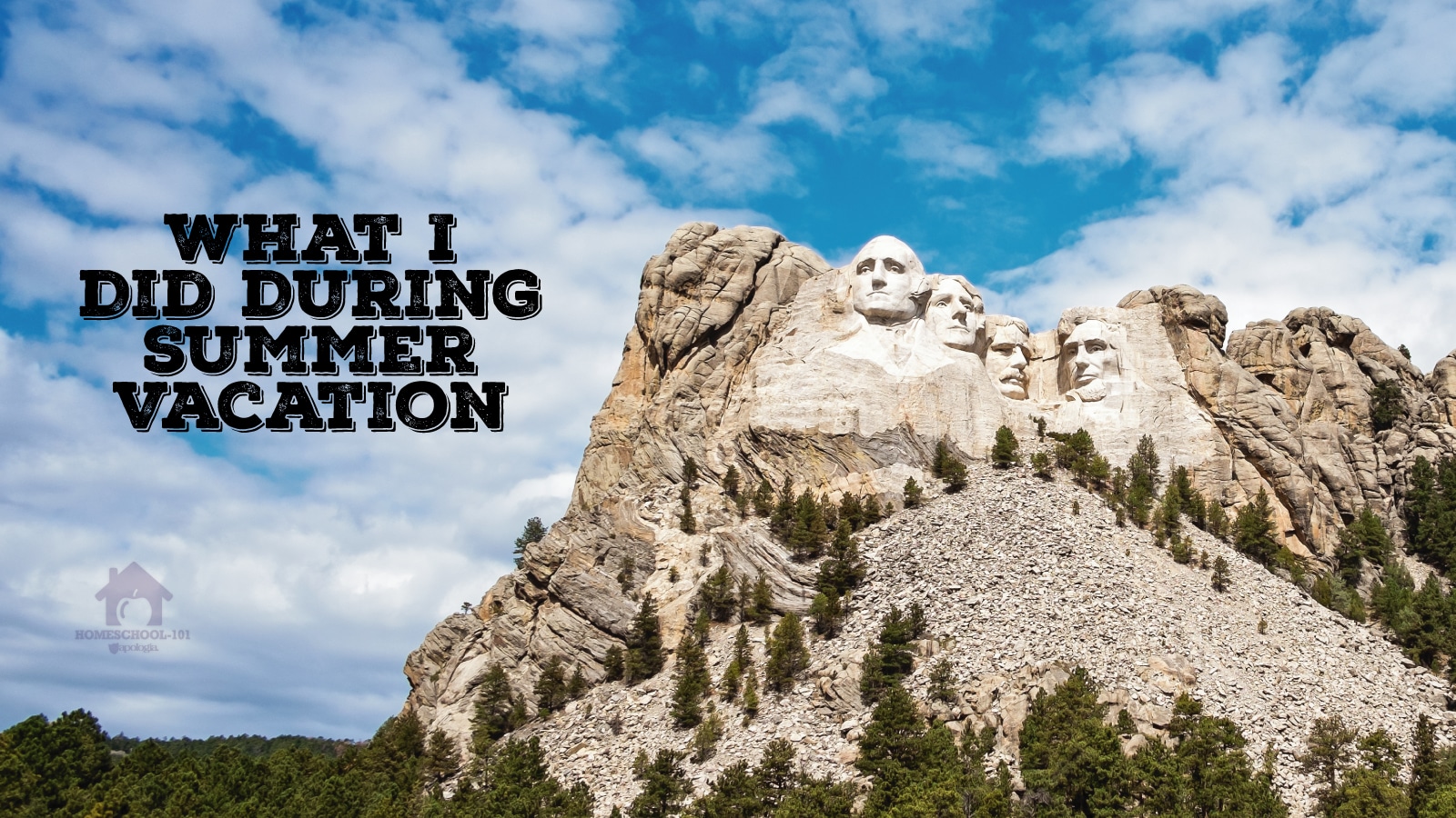What I Did During Summer Vacation Blog Post