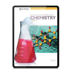 Take your studies wherever you go with the Exploring Creation with Chemistry eBook, 3rd edition from Apologia for homeschooled high schoolers.