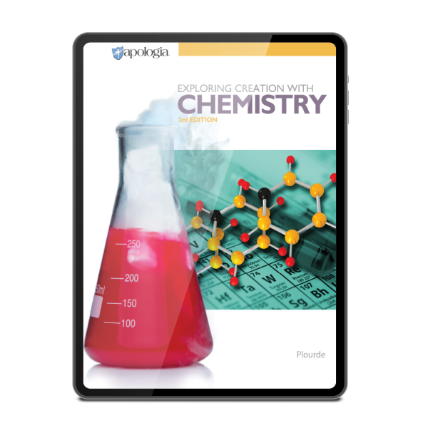 Take your studies wherever you go with the Exploring Creation with Chemistry eBook, 3rd edition from Apologia for homeschooled high schoolers.