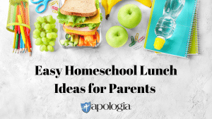 Easy Homeschool Lunch Ideas for Parents blog feature image