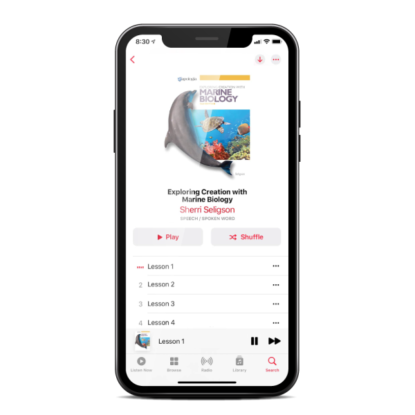 The Marine Biology audiobook version is the perfect accompaniment to the textbook for students who are auditory learners, or have learning challenges