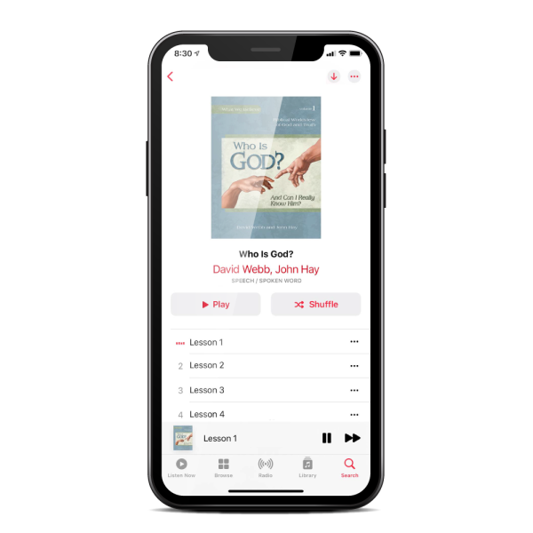This Who is God? Audiobook download contains a complete audio recording of the course Who Is God? And Can I Really Know Him? as read by Marissa Leinart.