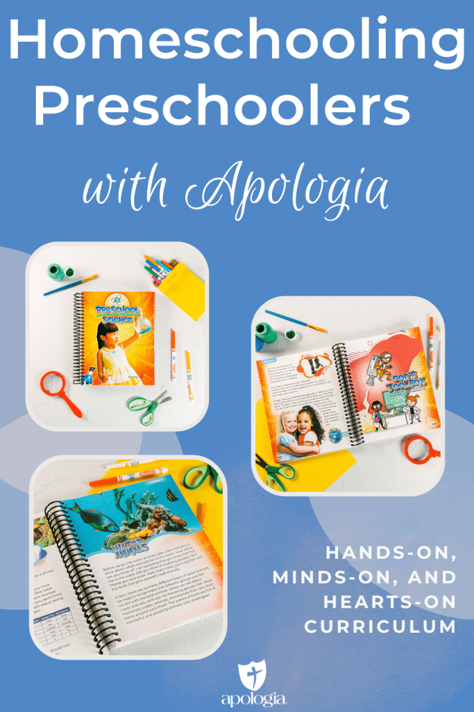 Are you homeschooling preschool? Apologia's Preschool Science: Exploring Creation Together provides families with an easy open-and-go science curriculum to explore with your preschool student at home using hands-on, exploratory learning.