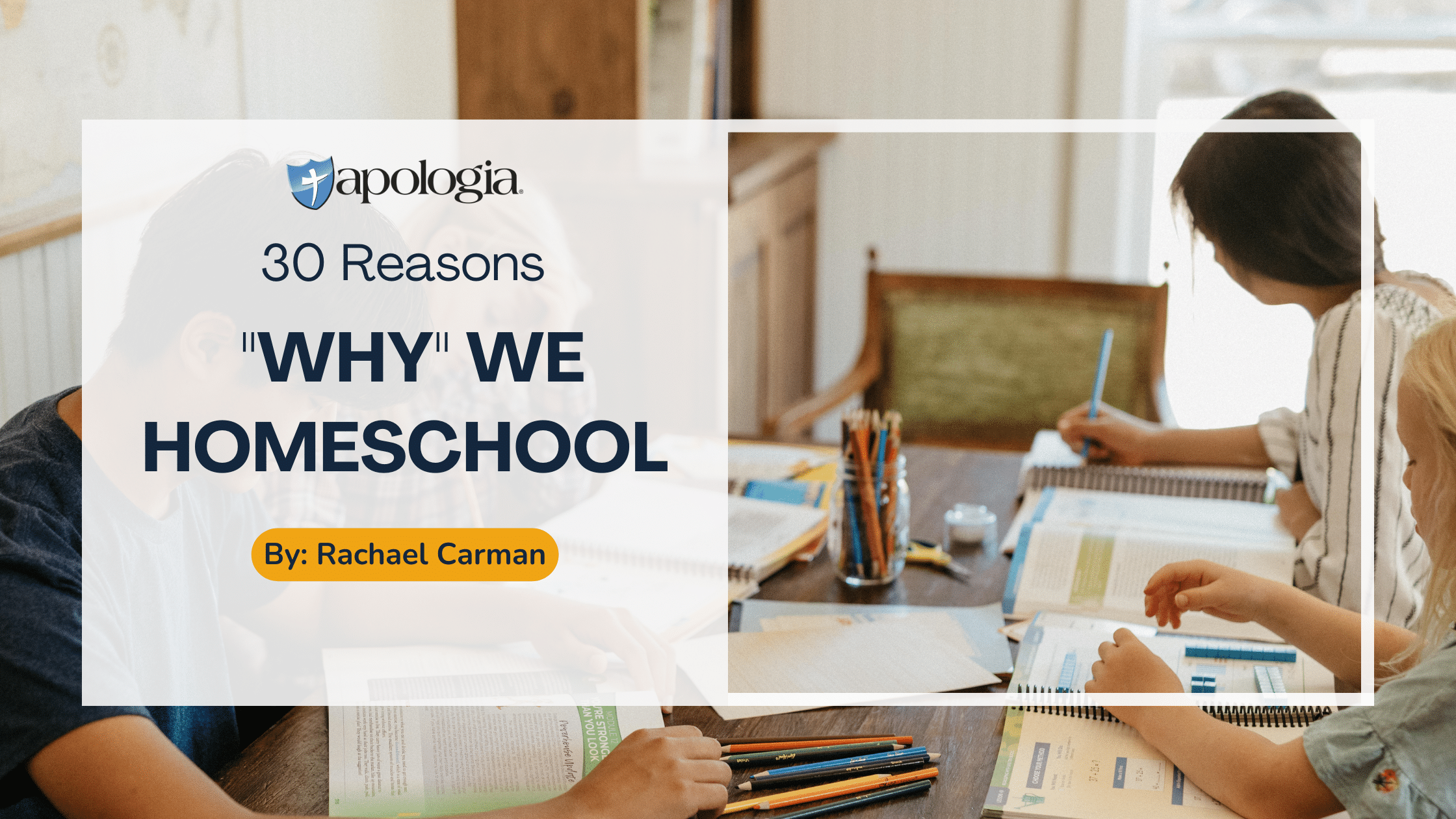 30 Reasons “Why” We Homeschool