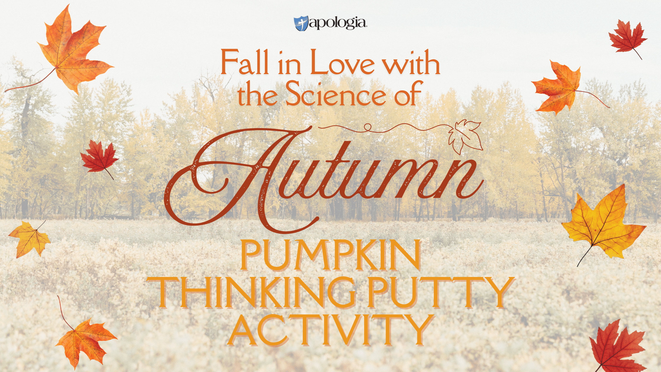Fall in Love with the Science of Autumn Pumpkin Thinking Putty Activity Blog feature graphic