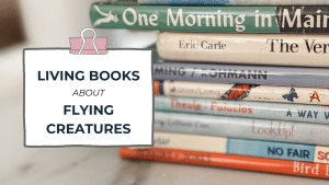 living books about flying creatures blog feature image