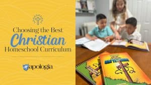 Choosing the Best Christian Homeschool Curriculum blog feature iamge