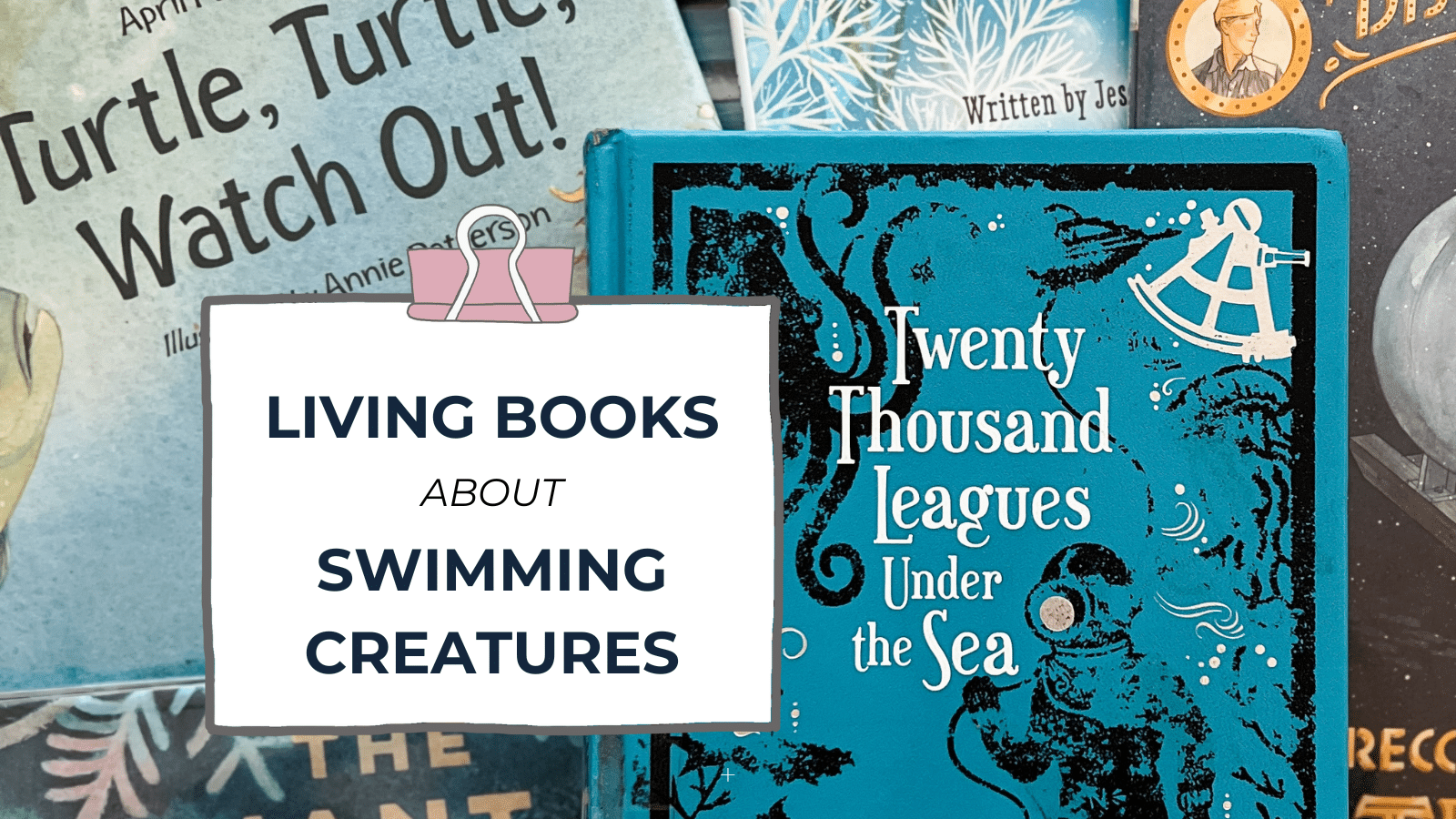 living books science curriculum blog feature image