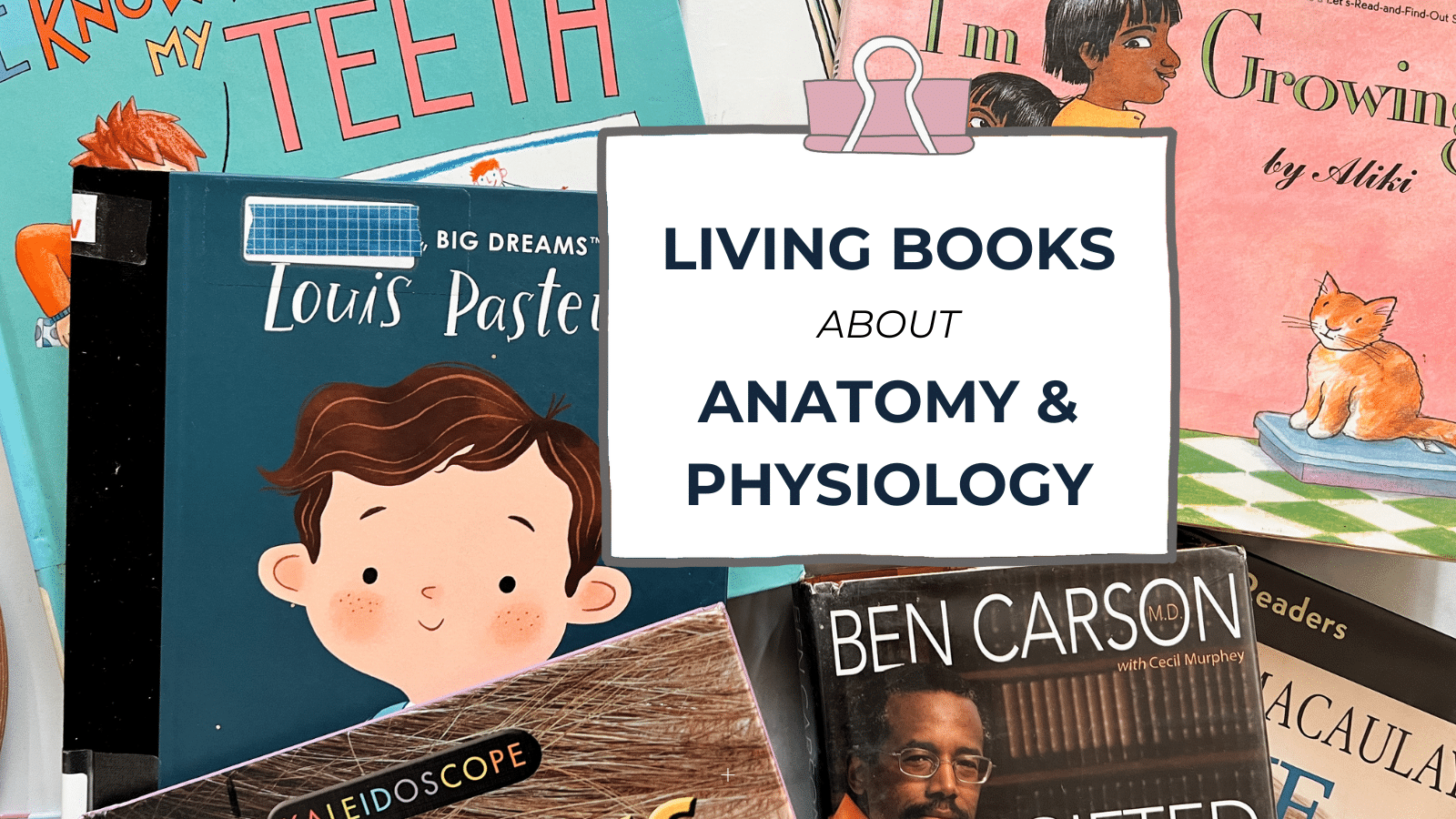 living books about anatomy and physiology blog feature image