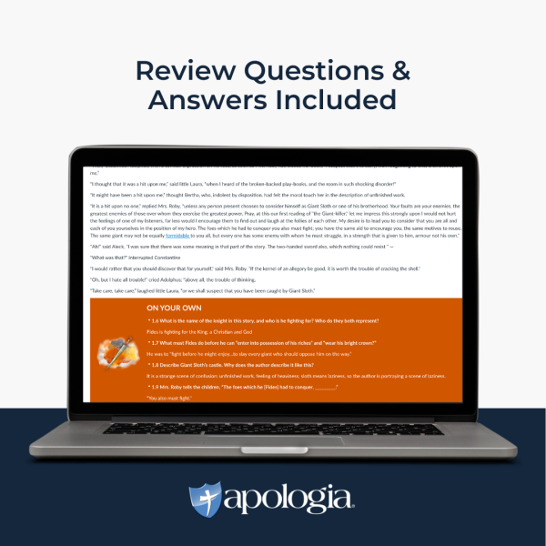 Self-Paced Literature Unit Study The Giant Killer Review Questions