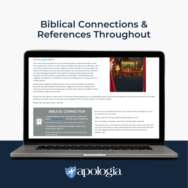 Self-Paced Literature Unit Study A Peep Behind the Scenes Biblical Connection