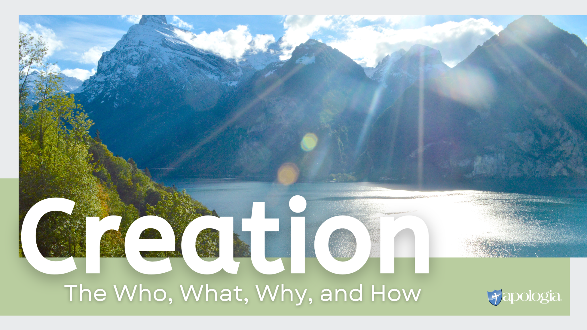 First Creation Service Creation – The Who, What, Why, and How? - Apologia