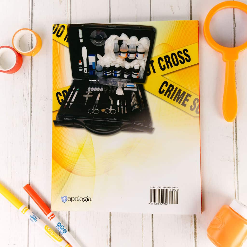 Apologia Forensics Course Guide Back Cover