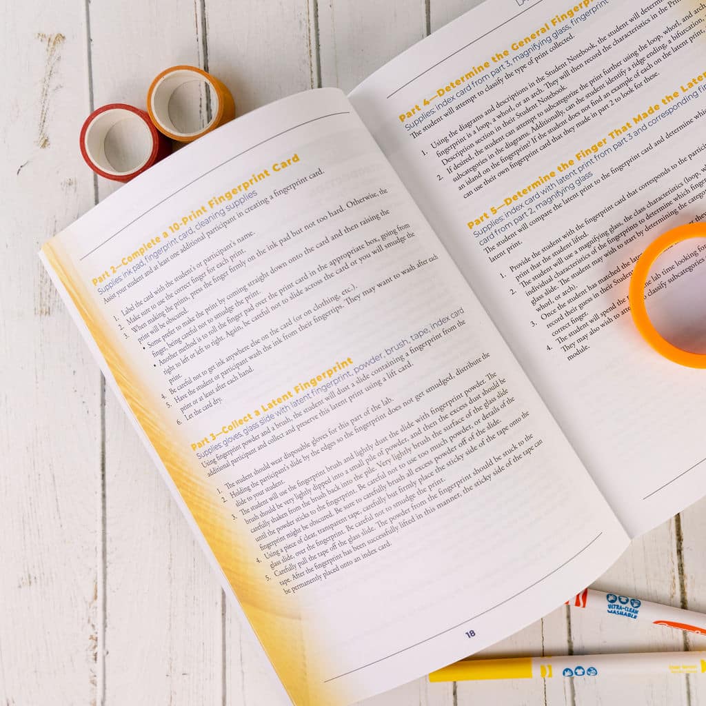 Apologia Forensics Course Guide Interior