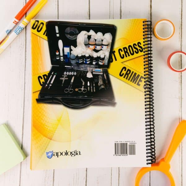 Apologia Forensics Student Notebook Back Cover