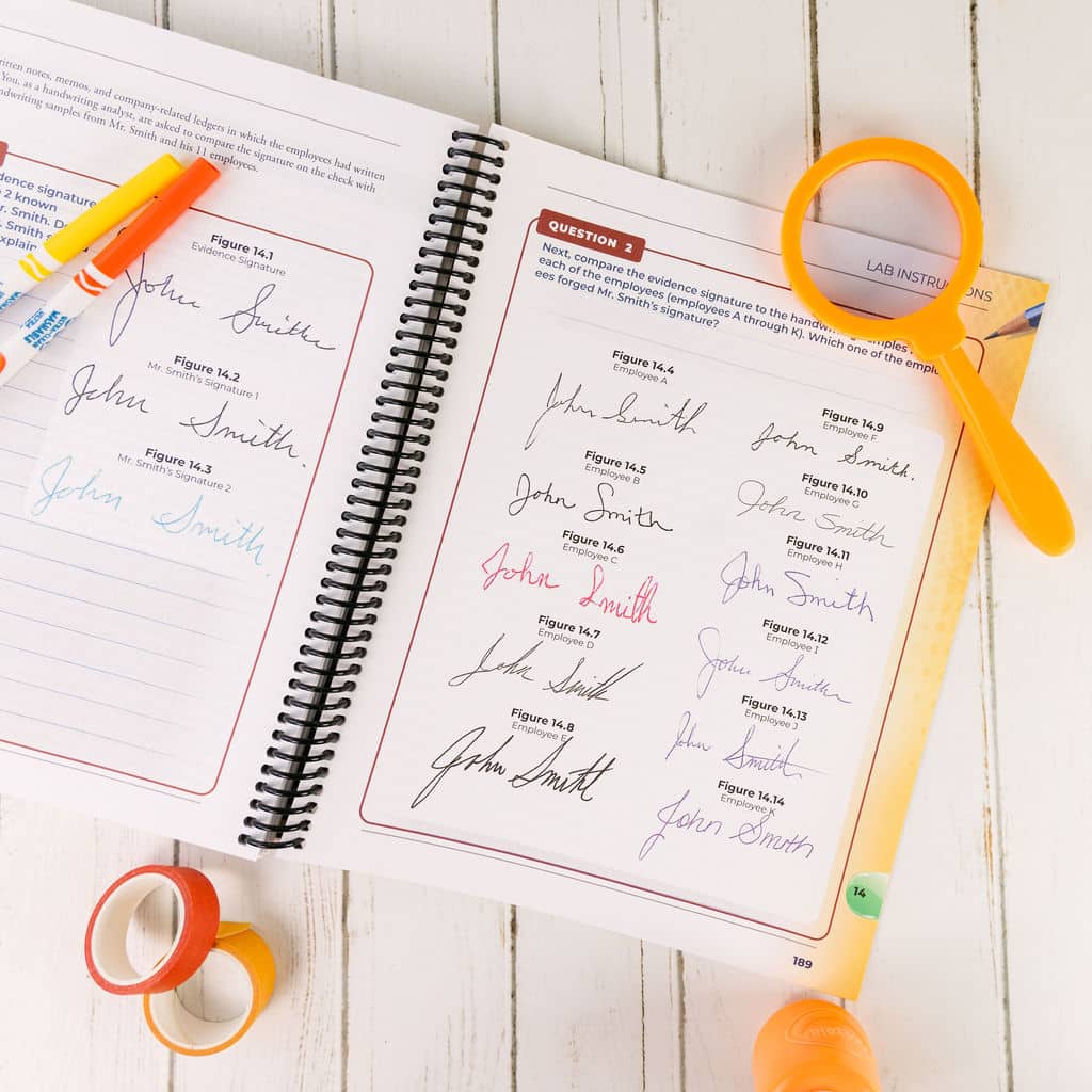 Apologia Forensics Student Notebook Interior