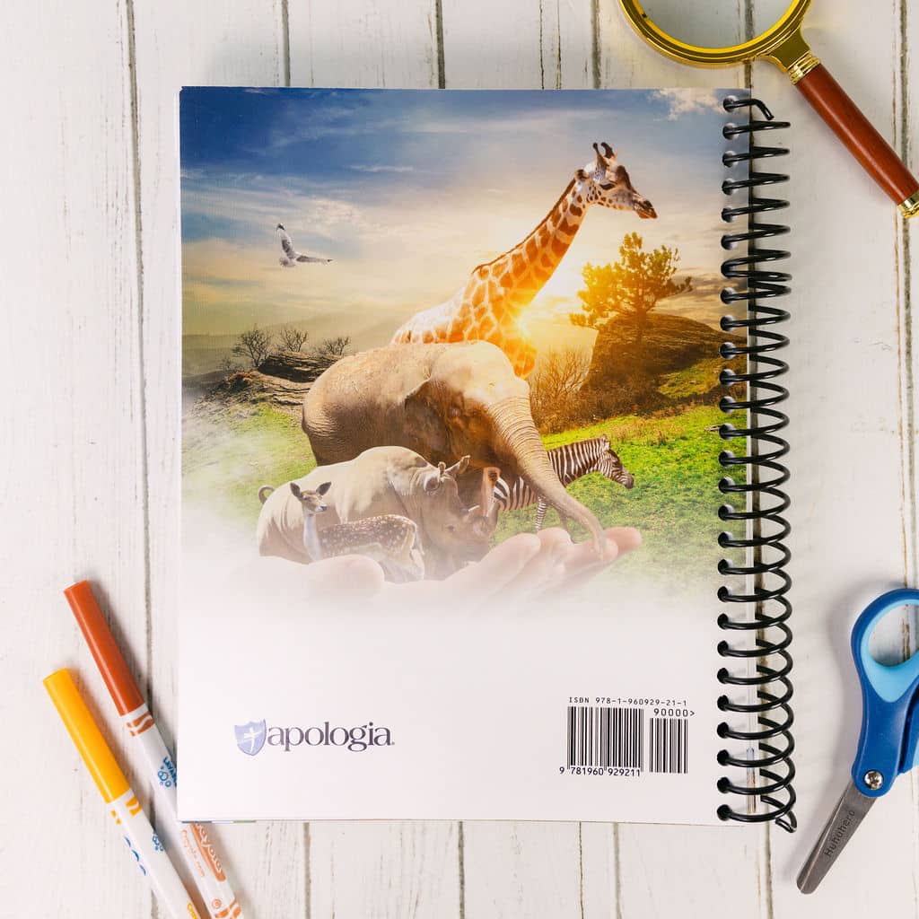 Apologia Zoology 3 Notebooking Journal Back Cover