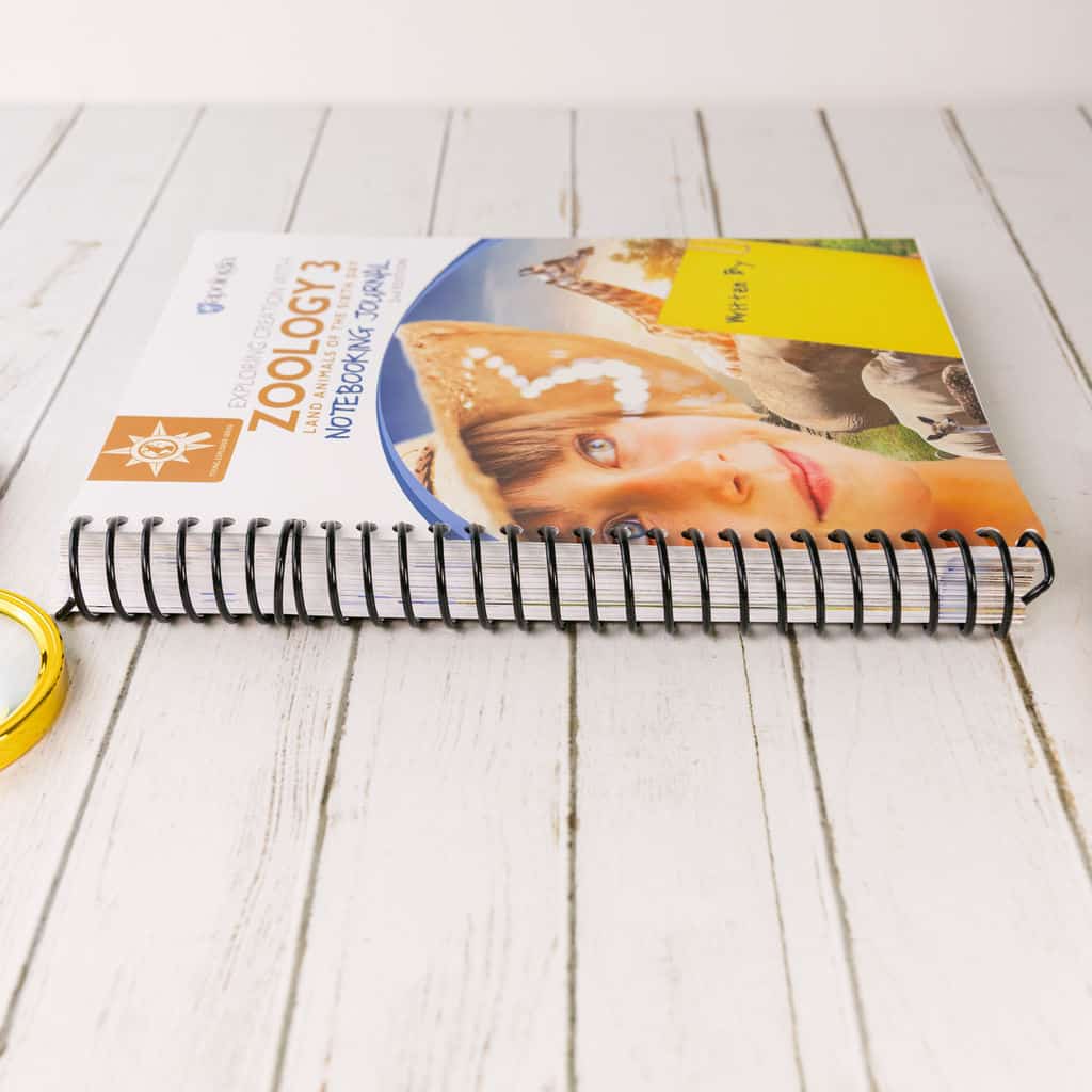 Apologia Zoology 3 Notebooking Journal Side View